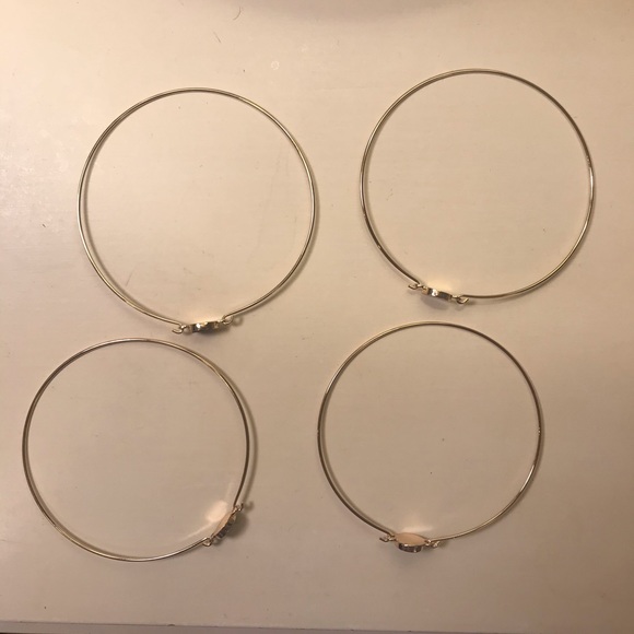 Stackable gold bracelets - Picture 5 of 8